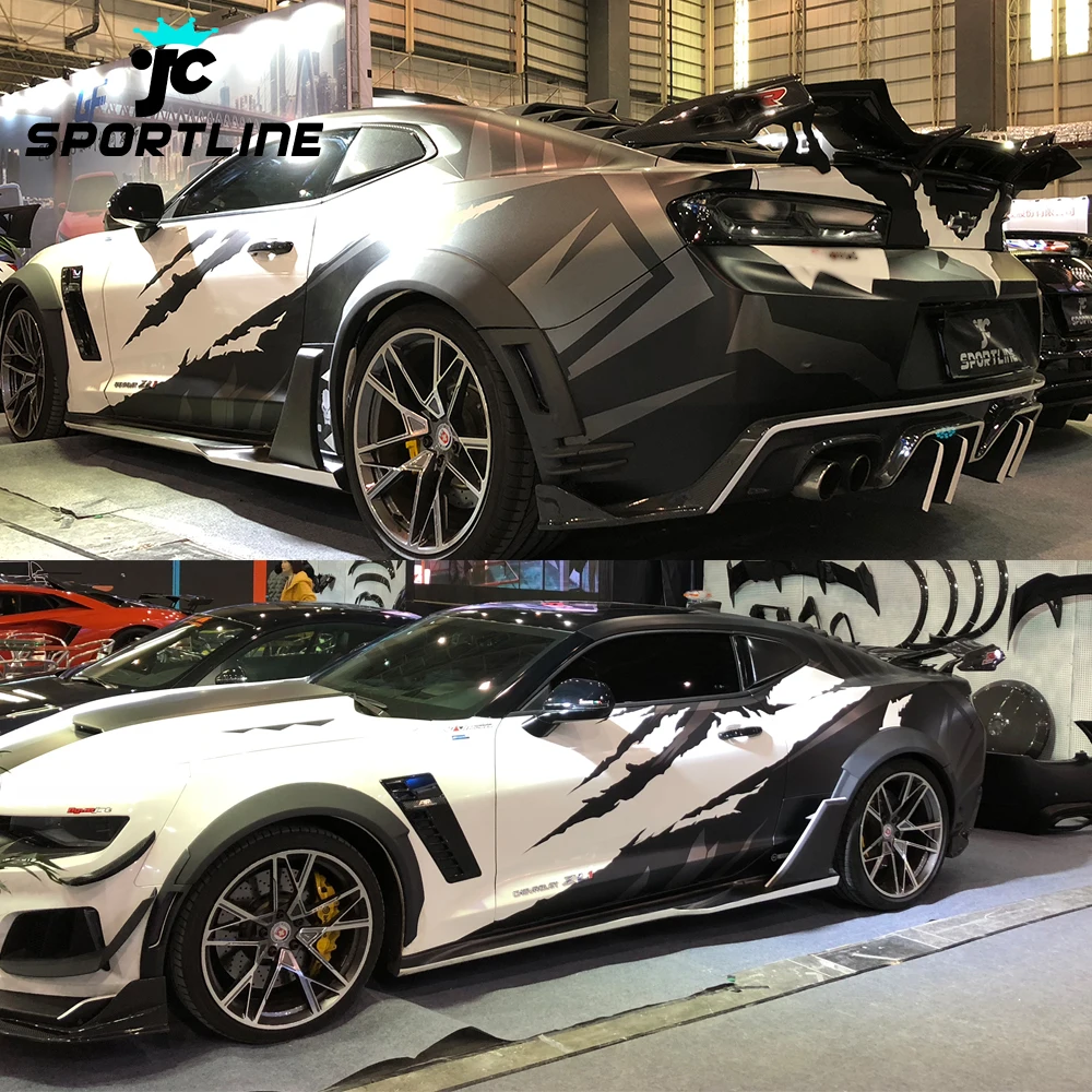Black FRP Front Rear Car Fender Flares Trims for Chevrolet Camaro ZL1 SS RS 2016-2019
Black FRP Front Rear Car Fender Flares Trims for Chevrolet Camaro ZL1 SS RS 2016-2019