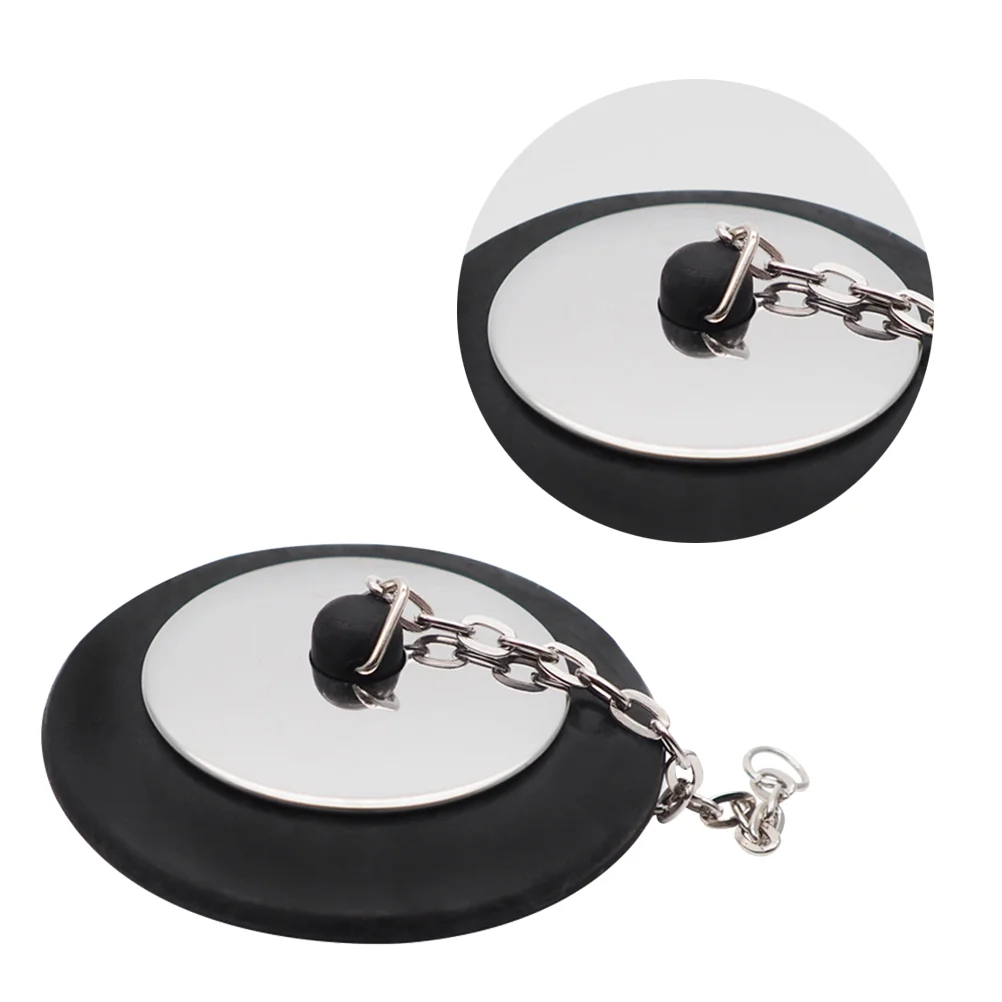 Tub Stopper with Chain, 1PC Rubber Drain Stopper with Hanging Ring Sink Stopper for Kitchen Bathroom Laundry
Tub Stopper with Chain, 1PC Rubber Drain Stopper with Hanging Ring Sink Stopper for Kitchen Bathroom Laundry