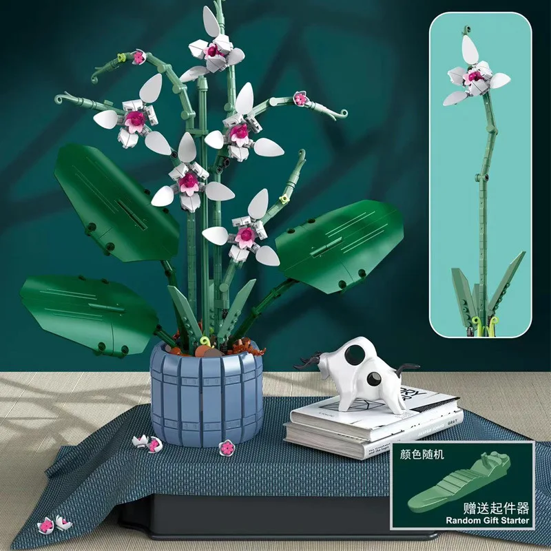 City Creativity Potted Flowers Cymbidium Tortisepalum Fukuyama Home Decoration Building Blocks Bricks Toys
City Creativity Potted Flowers Cymbidium Tortisepalum Fukuyama Home Decoration Building Blocks Bricks Toys