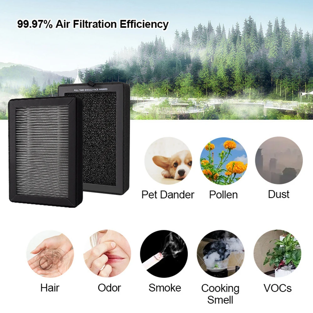 

Vacuum Parts Filters Filter Dust For Levoit LV-H128 High Quality LV-H13EU Mold Spores Odor Pollen Removed Replace