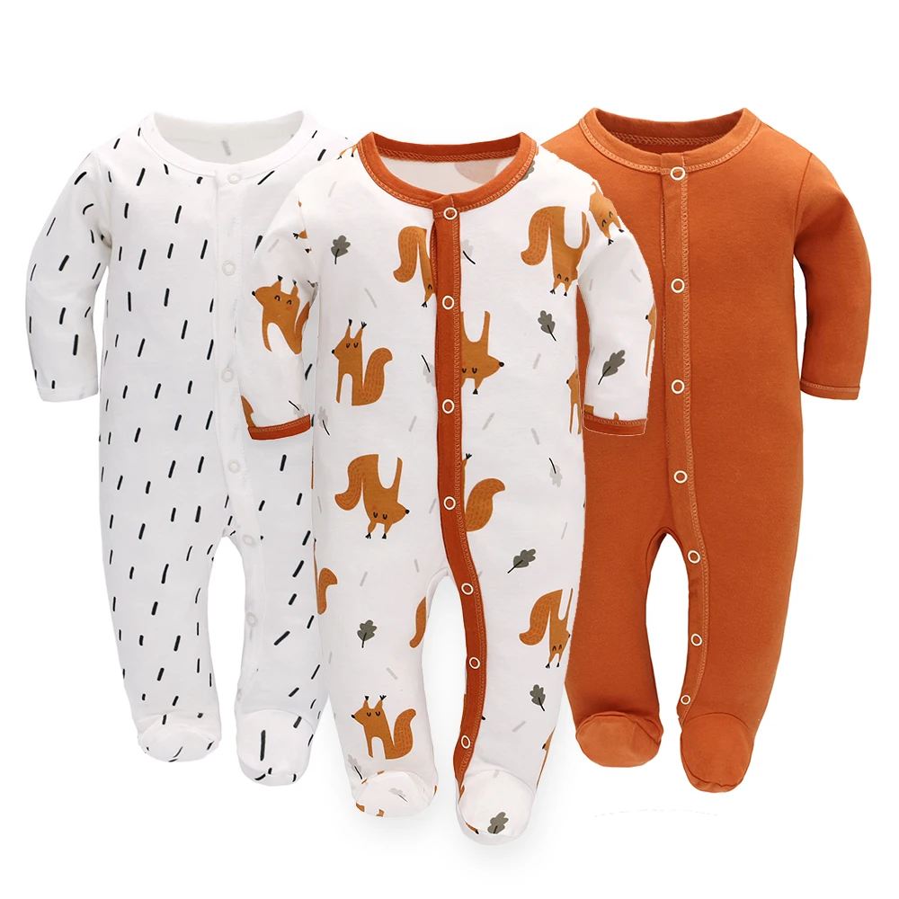 3 Pieces Baby Rompers Cotton Boys Girls Newborn Long Sleeve Spring Winter Clothes Onesie Jumpsuit Infant Soft Pajamas Clothing
3 Pieces Baby Rompers Cotton Boys Girls Newborn Long Sleeve Spring Winter Clothes Onesie Jumpsuit Infant Soft Pajamas Clothing