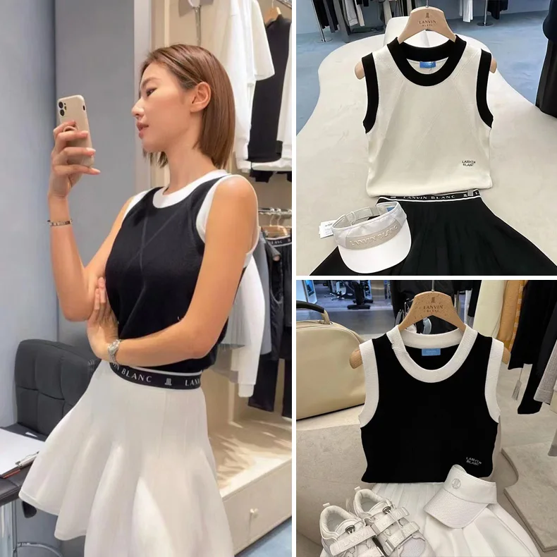 Новинка корейский оригинальный женский летний простой спортивный маленький жилет для гольфа тонкий Классический Повседневный Универсаль...
Новинка корейский оригинальный женский летний простой спортивный маленький жилет для гольфа тонкий Классический Повседневный Универсаль...