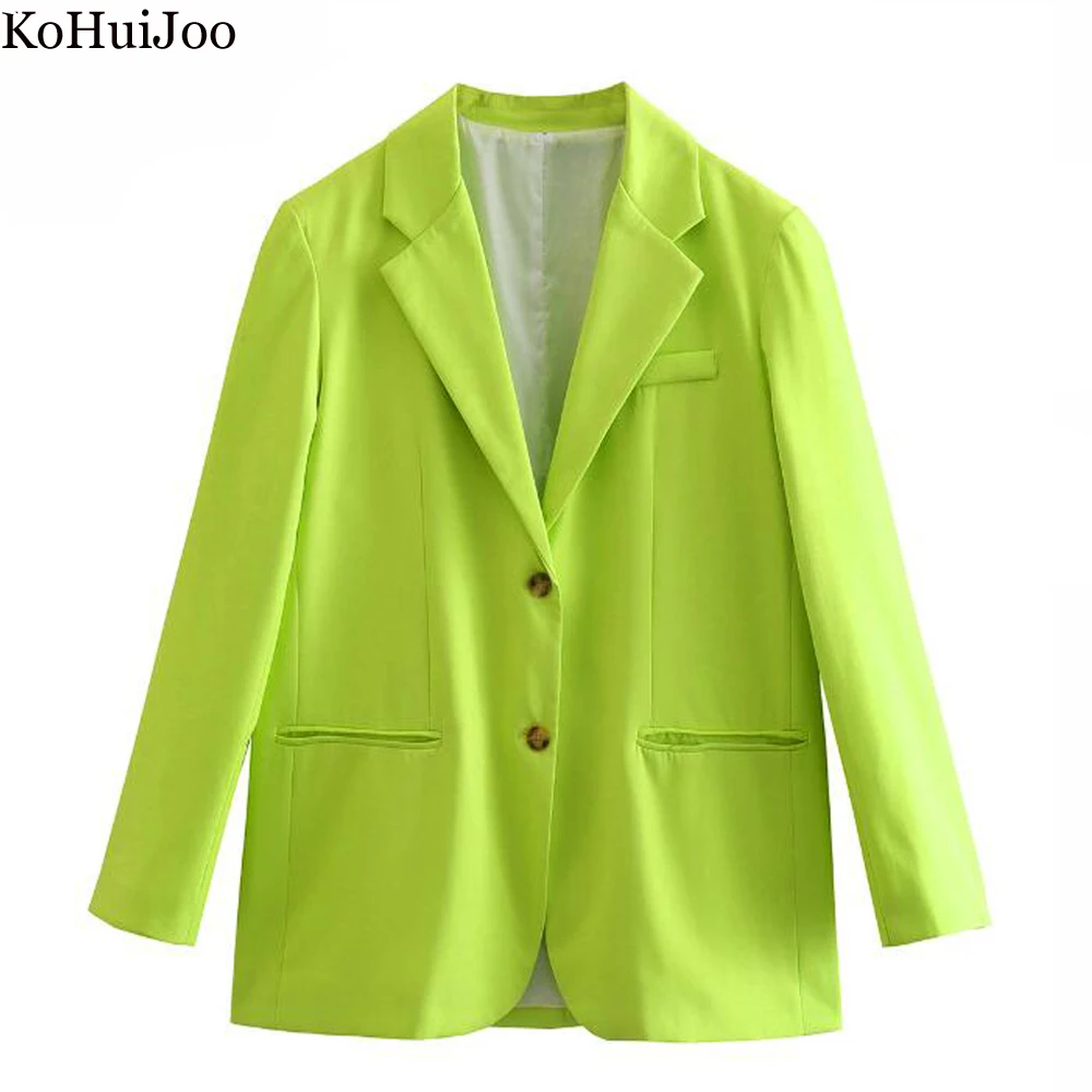 KoHuiJoo Casual Suit Jacket Women 2022 Solid Elegant Fashion Office Lady Blazers Oversized Spring Autumn Coat Casual Pocket 
KoHuiJoo Casual Suit Jacket Women 2022 Solid Elegant Fashion Office Lady Blazers Oversized Spring Autumn Coat Casual Pocket
