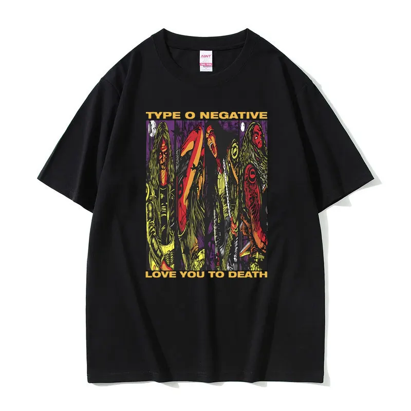 Vintage Rock Band Type O Negative Love You To Death Graphic Tee Shirt Men Oversized T-shirt Men Loose Tshirt Man Harajuku Tees
Vintage Rock Band Type O Negative Love You To Death Graphic Tee Shirt Men Oversized T-shirt Men Loose Tshirt Man Harajuku Tees