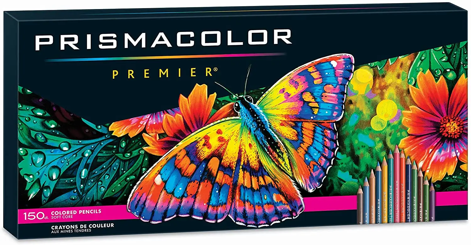 Prismacolor Premier Colored Pencils | Art Supplies for Drawing, Sketching, Adult Coloring | Soft Core Color Pencils, 150 Pack
Prismacolor Premier Colored Pencils | Art Supplies for Drawing, Sketching, Adult Coloring | Soft Core Color Pencils, 150 Pack