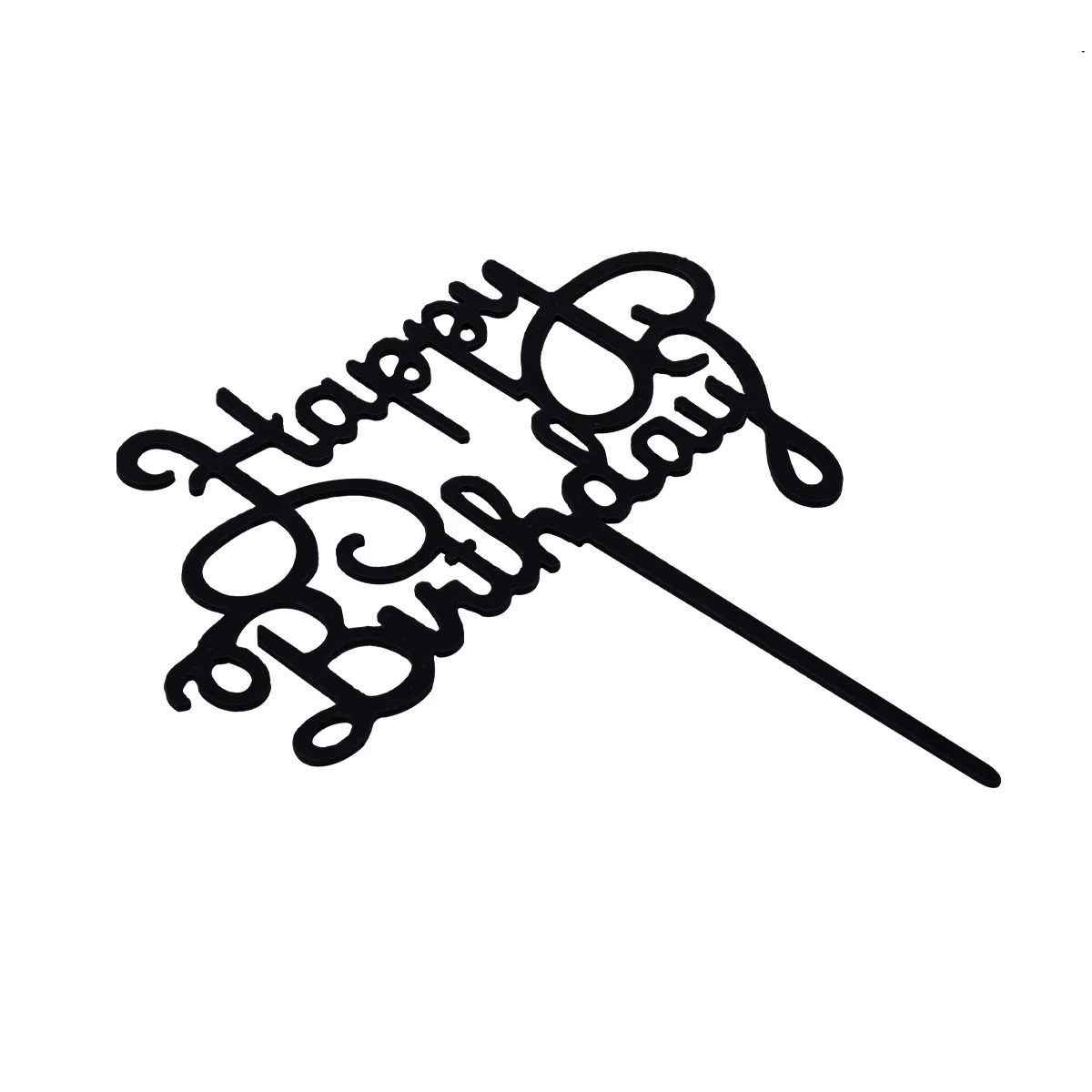 10 Pcs Happy Birthday Topper Cake Insert Decorate 13X12CM Black Acrylic Cards Baby
10 Pcs Happy Birthday Topper Cake Insert Decorate 13X12CM Black Acrylic Cards Baby