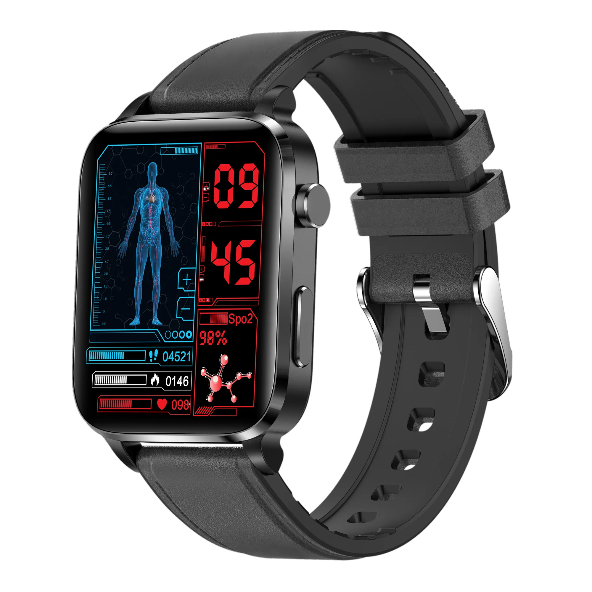 2023 New F100 Smart Watch Laser Assisted Treatment Three High Body Temperature Heart Rate Breathing Rate Multi-sport Mode Sale
2023 New F100 Smart Watch Laser Assisted Treatment Three High Body Temperature Heart Rate Breathing Rate Multi-sport Mode Sale
