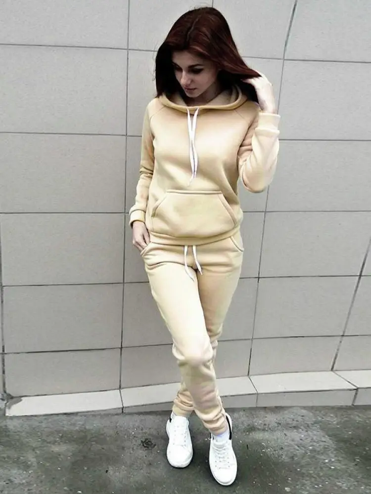Women's Sets Two-piece Long Sleeve Sweatshirt Autumn Hoodies Sweater Set Women's Casual Embroidery Tops
Women's Sets Two-piece Long Sleeve Sweatshirt Autumn Hoodies Sweater Set Women's Casual Embroidery Tops