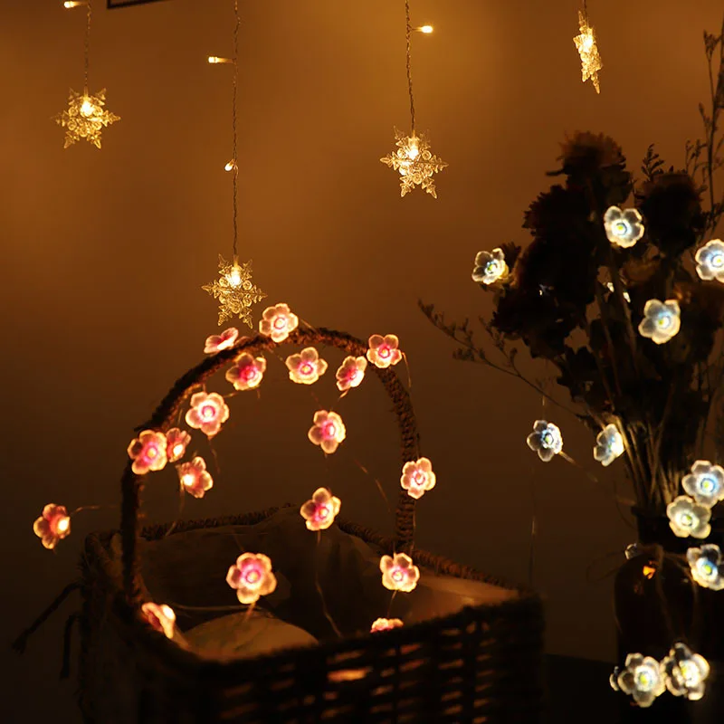 D5 2m Cherry Lighting Strings Flower Lights LED String Fairy Lamp For Garden Wedding Pink Garland Deco Outdoor Light Fixture
D5 2m Cherry Lighting Strings Flower Lights LED String Fairy Lamp For Garden Wedding Pink Garland Deco Outdoor Light Fixture