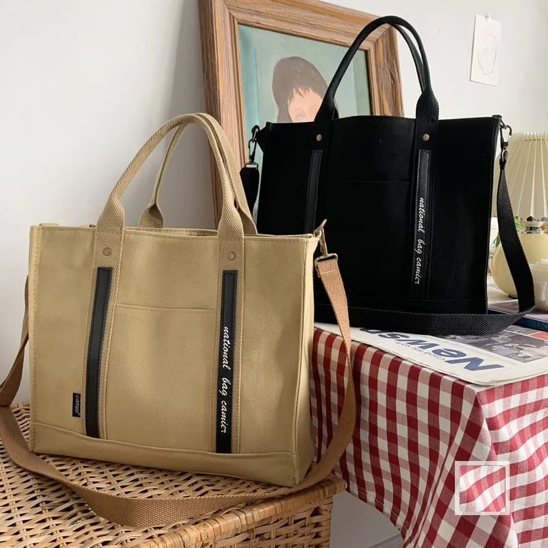 Women big totess Canvas ladies Hand Bag Casual lady Shoulder messenger bags large capacity Travel Shopping Bags Briefcase Black
Women big totess Canvas ladies Hand Bag Casual lady Shoulder messenger bags large capacity Travel Shopping Bags Briefcase Black