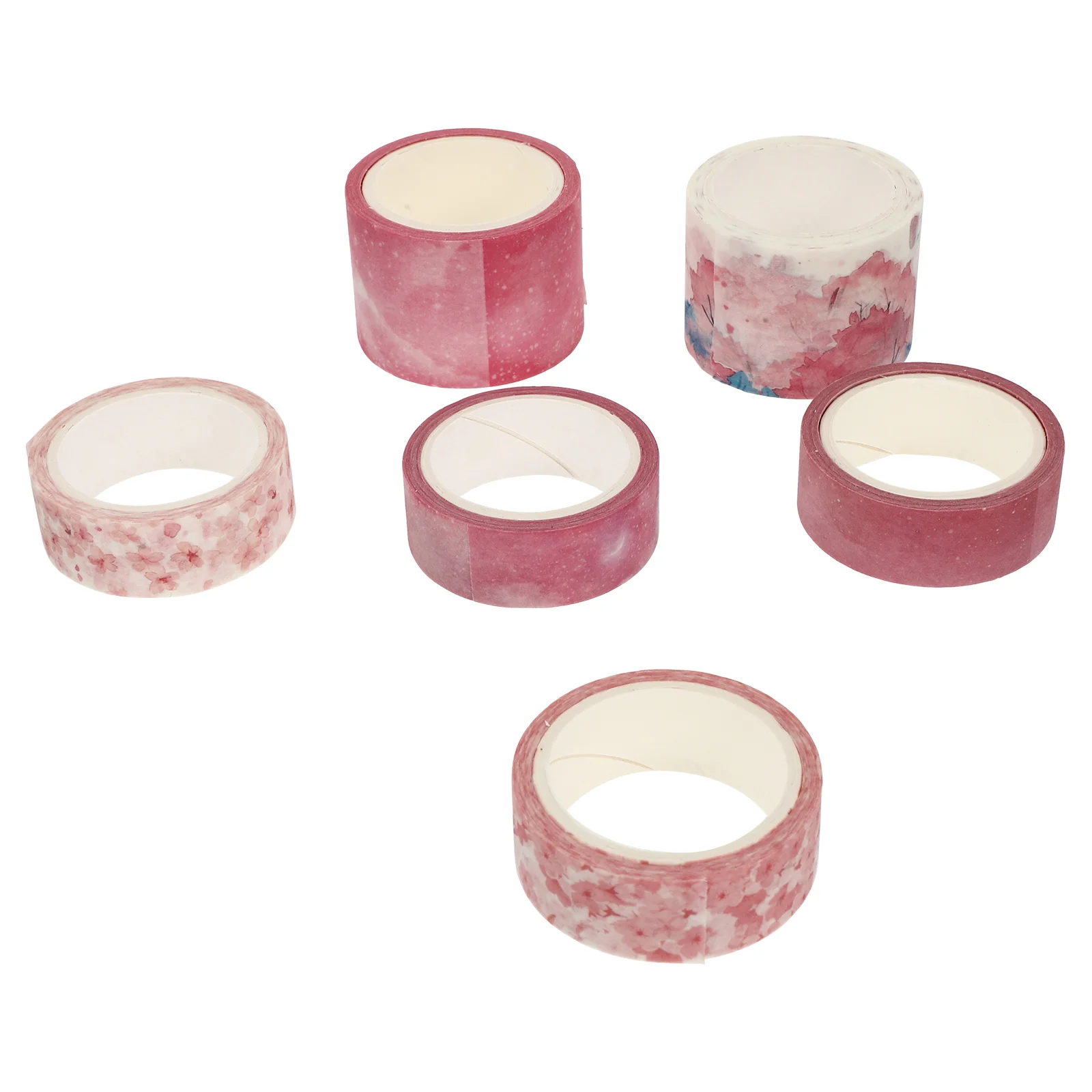 6 Rolls of DIY Decorative Tapes Adhesive Scrapbooking Tapes Students Stationery
6 Rolls of DIY Decorative Tapes Adhesive Scrapbooking Tapes Students Stationery