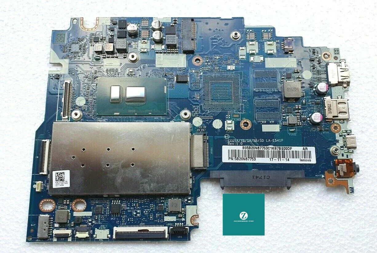 Материнская плата для Lenovo Yoga 520-14 520-14IKB 5B20N67753 LA-E541P Pentium 4415u
Материнская плата для Lenovo Yoga 520-14 520-14IKB 5B20N67753 LA-E541P Pentium 4415u