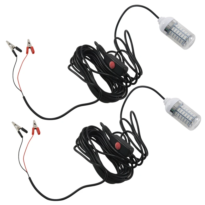 2X 12V LED Green Underwater Submersible Night Fishing Light Crappie Shad Squid Boat Fishing Light
2X 12V LED Green Underwater Submersible Night Fishing Light Crappie Shad Squid Boat Fishing Light