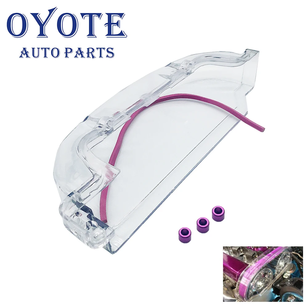 OYOTE Clear Cam Gear Timing Belt Cover For Mitsubishi Eclipse 4G63 Turbo RVR EVO 1 2 3
OYOTE Clear Cam Gear Timing Belt Cover For Mitsubishi Eclipse 4G63 Turbo RVR EVO 1 2 3