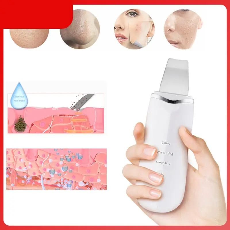 Ltrasonic Facial Skin Scrubber Deep Face Cleaning Machine Facial Pore Cleaner Exfoliator Face Blackhead Remover Skin Care Tool
Ltrasonic Facial Skin Scrubber Deep Face Cleaning Machine Facial Pore Cleaner Exfoliator Face Blackhead Remover Skin Care Tool