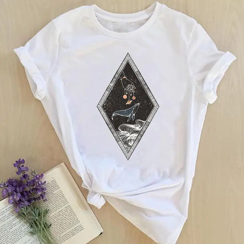 Women Print Space Sea Animal Trend Short Sleeve Tees Female Summer Fashion Lady Tshirt Regular Tops Clothes Graphic T-Shirt
Women Print Space Sea Animal Trend Short Sleeve Tees Female Summer Fashion Lady Tshirt Regular Tops Clothes Graphic T-Shirt
