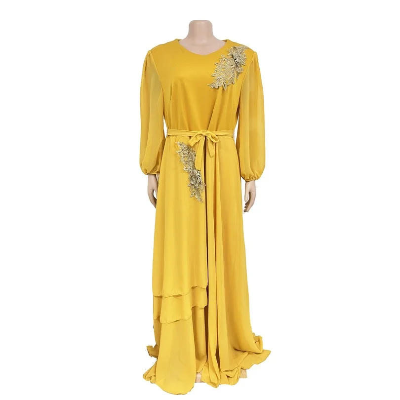 Ramadan Muslim Party Long Dresses Women With Sashes Plus Size Islam Clothing Abaya African Dresses Robe Musulman Djellaba Femme
Ramadan Muslim Party Long Dresses Women With Sashes Plus Size Islam Clothing Abaya African Dresses Robe Musulman Djellaba Femme