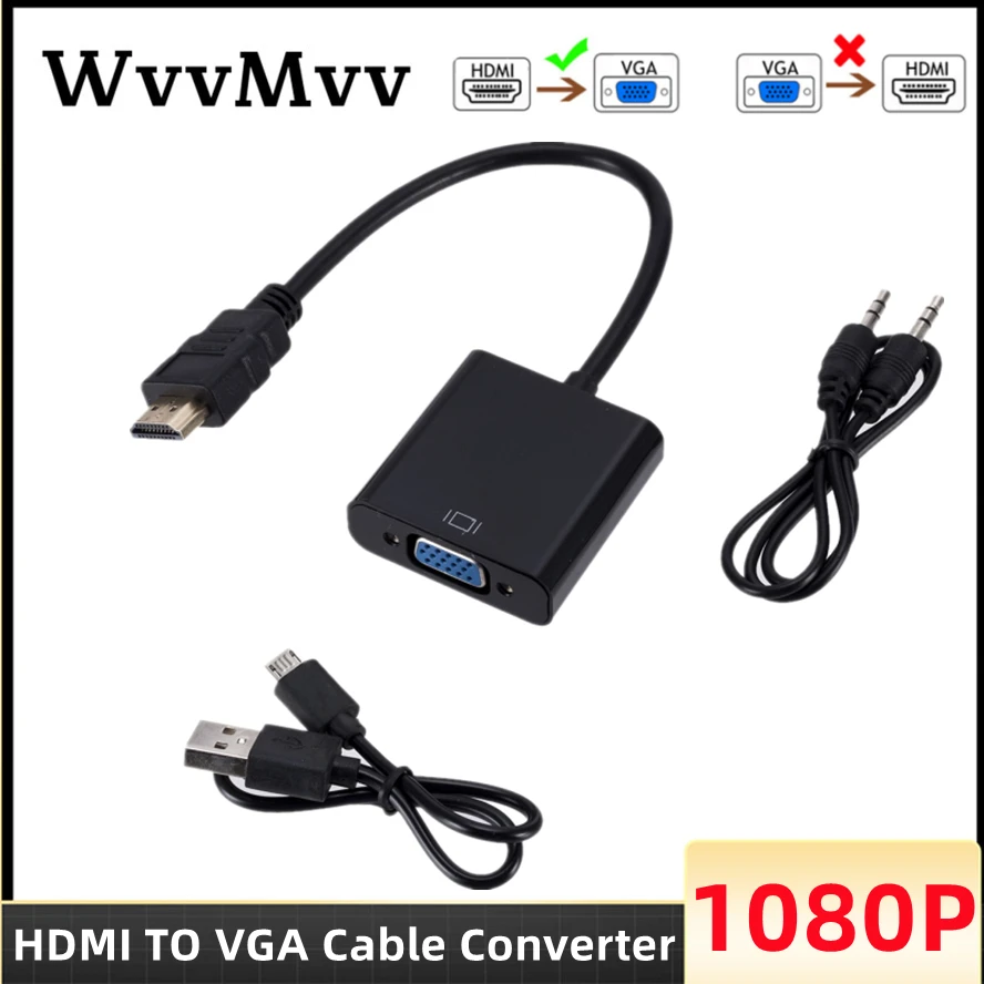 Кабель-преобразователь WvvMvv HD 1080P HDMI папа-VGA с аудиоблоком питания, цифровой аналоговый для планшетов, ноутбуков, PCTV
Кабель-преобразователь WvvMvv HD 1080P HDMI папа-VGA с аудиоблоком питания, цифровой аналоговый для планшетов, ноутбуков, PCTV