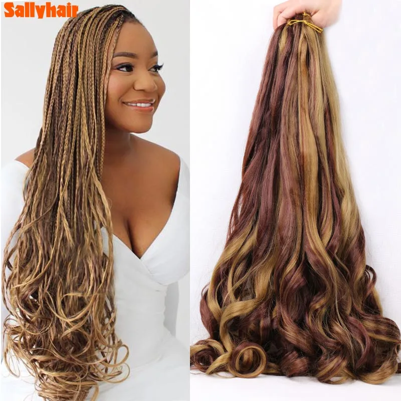 SallyHair Synthetic French Curly Crochet Hair Extension For 24Inch Spirl Curls Braid Pre Stretched Braiding Hair For Black Women
SallyHair Synthetic French Curly Crochet Hair Extension For 24Inch Spirl Curls Braid Pre Stretched Braiding Hair For Black Women