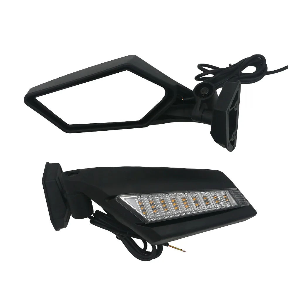 UTV Rearview Mirror with LED Turn Signal Light Side Mirrors for Can Am Maverick X3 R Max Commander 715002898 2017-2020
UTV Rearview Mirror with LED Turn Signal Light Side Mirrors for Can Am Maverick X3 R Max Commander 715002898 2017-2020