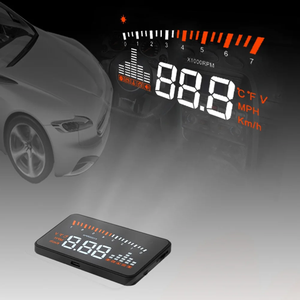 Brand New Durable High Quality Useful Car Interior Head Up Display Projector Speed Warning Windshield 9x5x1.2cm
Brand New Durable High Quality Useful Car Interior Head Up Display Projector Speed Warning Windshield 9x5x1.2cm