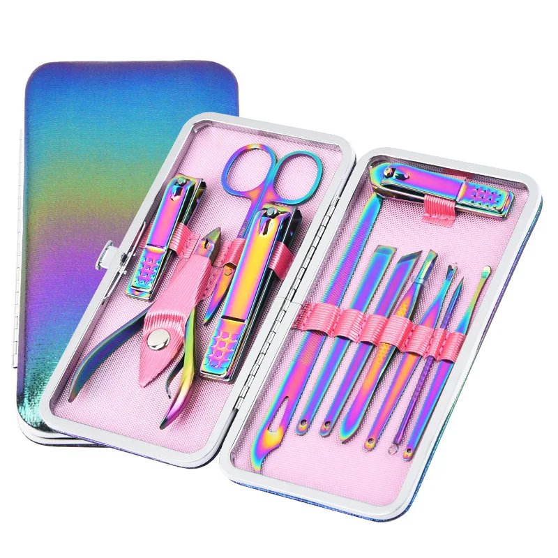 12 Pcs Colorful Manicure Cutters Nail Clipper Set Household Stainless Steel Ear Spoon Nail Clippers Pedicure Nail Scissors Tool
12 Pcs Colorful Manicure Cutters Nail Clipper Set Household Stainless Steel Ear Spoon Nail Clippers Pedicure Nail Scissors Tool