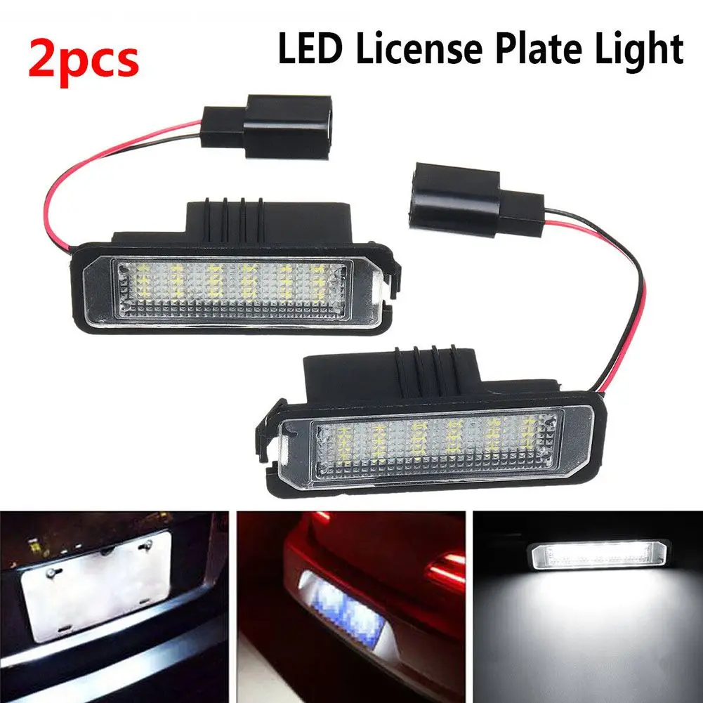 2pcs 12V Car License Plate Lights For Golf MK4 MK5 MK6 B6 Lupo 9N LED License Number Plate Light Lamp Auot Accessories
2pcs 12V Car License Plate Lights For Golf MK4 MK5 MK6 B6 Lupo 9N LED License Number Plate Light Lamp Auot Accessories