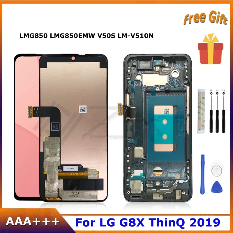 6.4" For LG G8X LCD Display LMG850EMW V50S ThinQ 5G 2019 V510 Touch Sensor Digitizer Assembly With Frame Fingerprint Function
6.4" For LG G8X LCD Display LMG850EMW V50S ThinQ 5G 2019 V510 Touch Sensor Digitizer Assembly With Frame Fingerprint Function