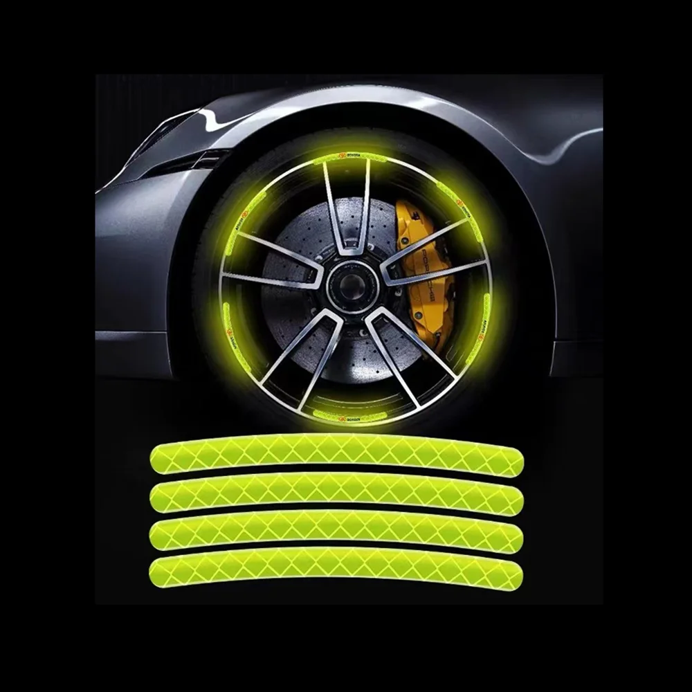 20 Strips Car Wheel Hub Sticker High Reflective Stripe Tape Bike Motorcycle Car Personality Decorative Stickers Car Accessories
20 Strips Car Wheel Hub Sticker High Reflective Stripe Tape Bike Motorcycle Car Personality Decorative Stickers Car Accessories