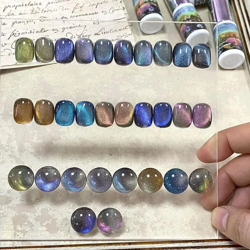 Dynamic Broken Drill Gel Nail Art Polish Magnetic Cat Eye Glitter Nail Glue LED UV Gel DIY Nail Gel Paint Semi Permanent Gel
Dynamic Broken Drill Gel Nail Art Polish Magnetic Cat Eye Glitter Nail Glue LED UV Gel DIY Nail Gel Paint Semi Permanent Gel