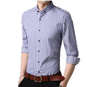 

Популярные мужские белые рубашки с длинным рукавом 2023, деловые повседневные приталенные рубашки, простая мужская одежда