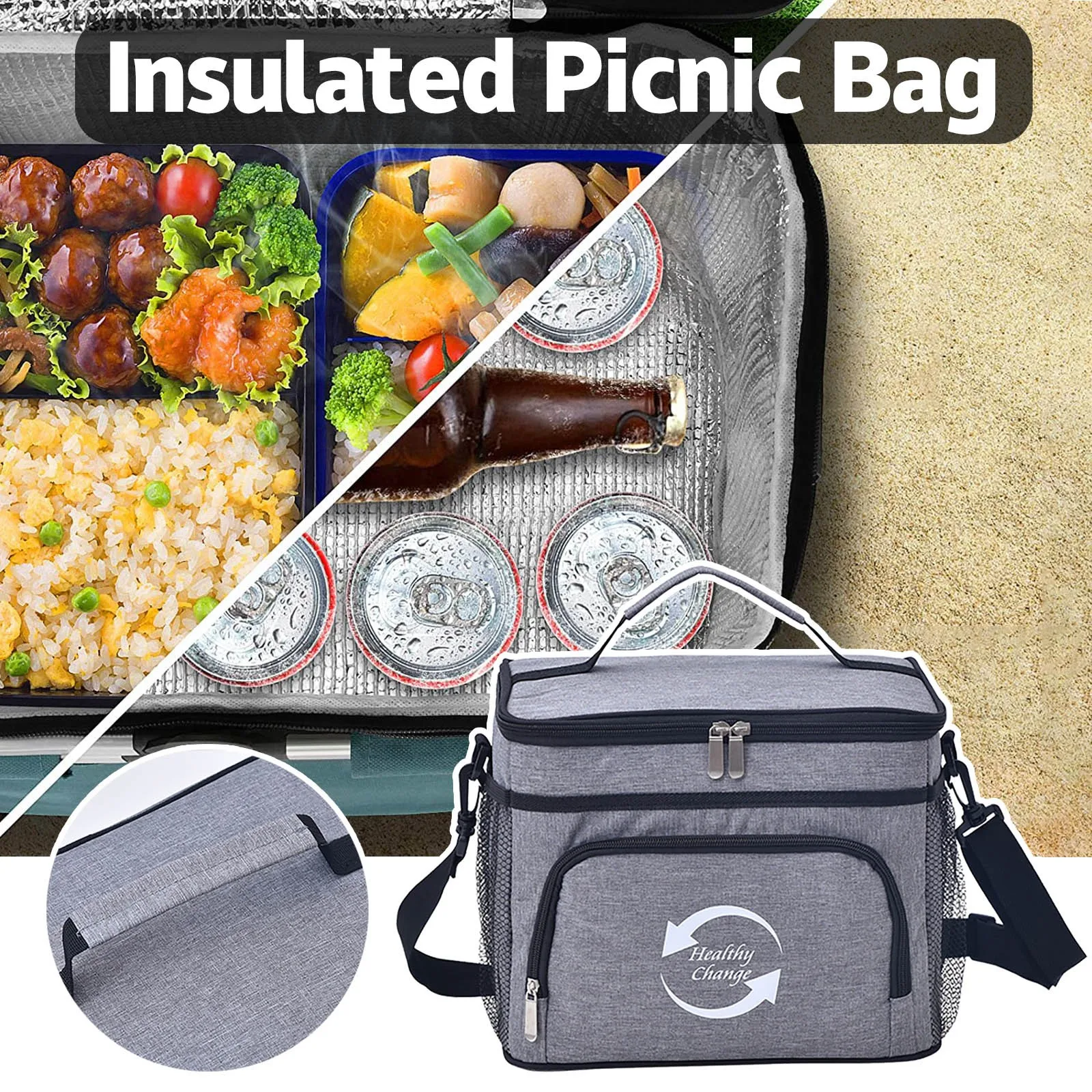 Collapsible Camping Bag Basket Portable Vintage Glass Insulators Hard Lunch Box for Men Construction with Shoulder Strap
Collapsible Camping Bag Basket Portable Vintage Glass Insulators Hard Lunch Box for Men Construction with Shoulder Strap