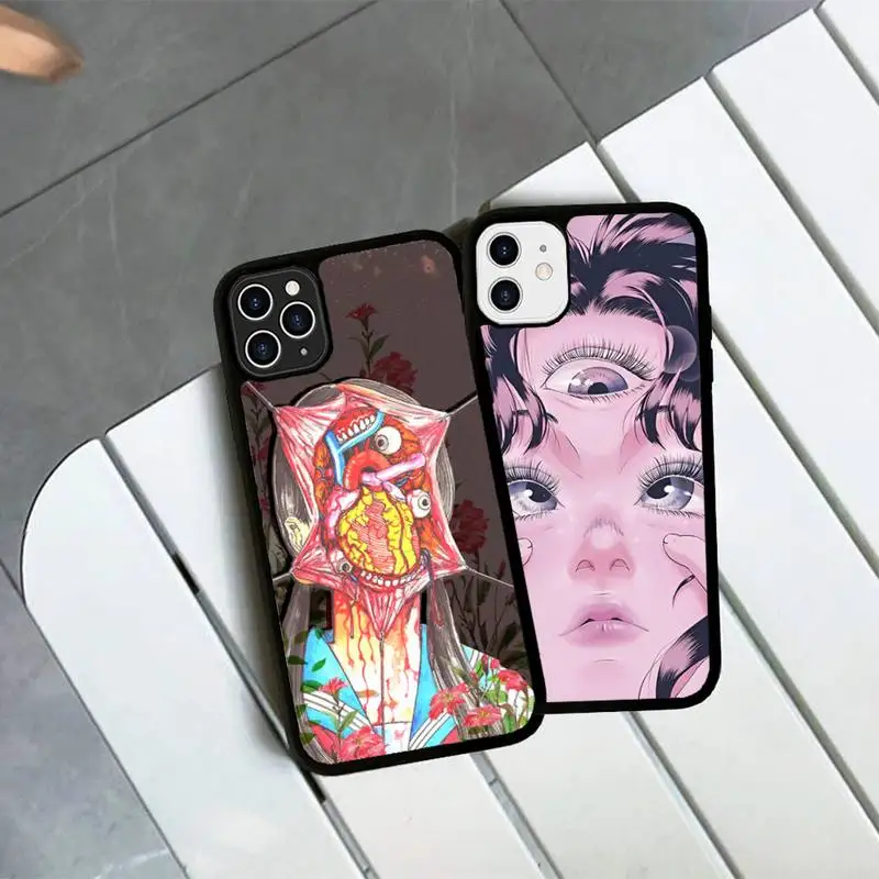 Shintaro Kago Horror Cartoons Phone Case Silicone PC+TPU Case for iPhone 11 12 13 Pro Max 8 7 6 Plus X SE XR Hard Fundas
Shintaro Kago Horror Cartoons Phone Case Silicone PC+TPU Case for iPhone 11 12 13 Pro Max 8 7 6 Plus X SE XR Hard Fundas