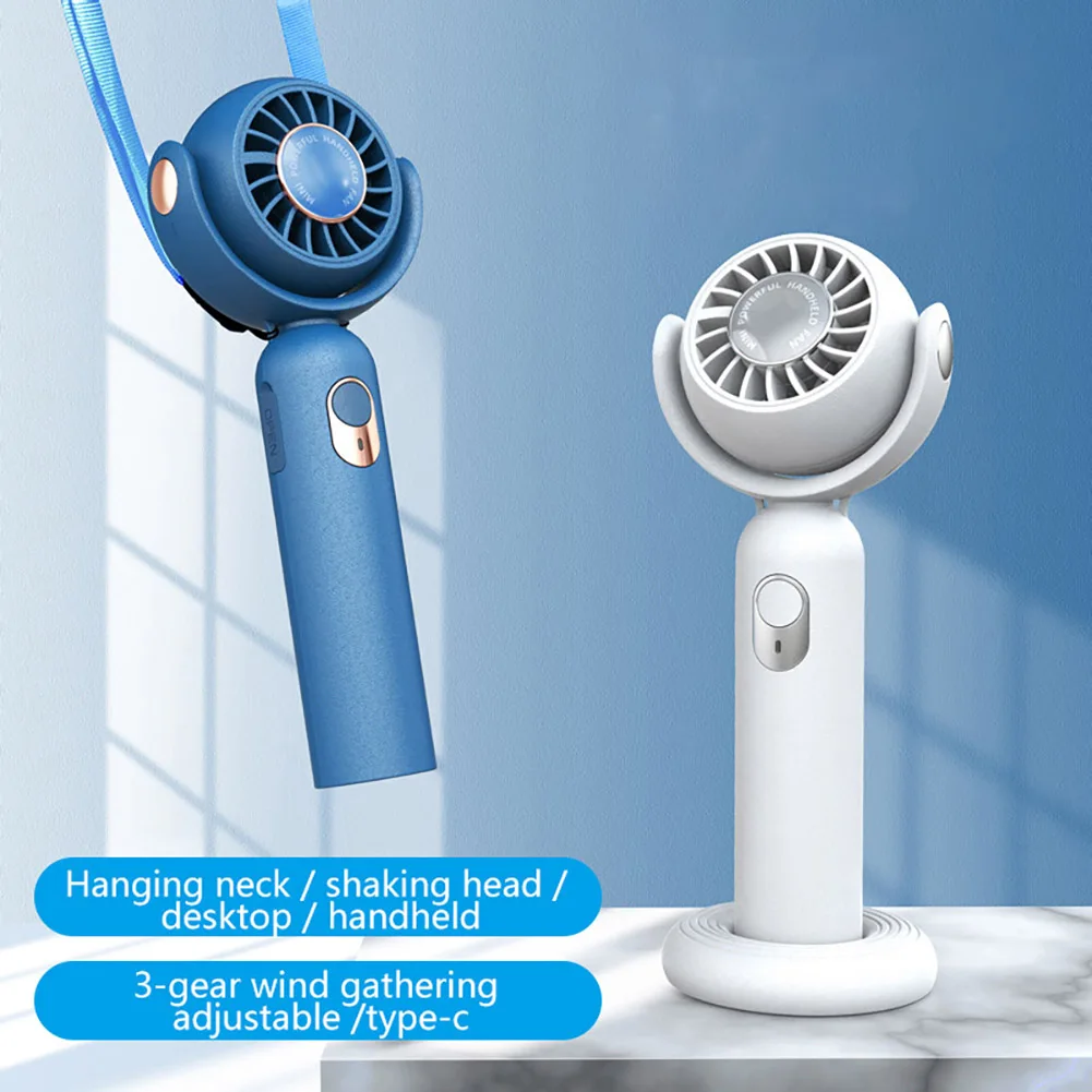 Portable Small Desk Fan Summer Neck Hanging Ventilador 3 Speeds USB Rechargeable Cooling Fan for Home Office School
Portable Small Desk Fan Summer Neck Hanging Ventilador 3 Speeds USB Rechargeable Cooling Fan for Home Office School