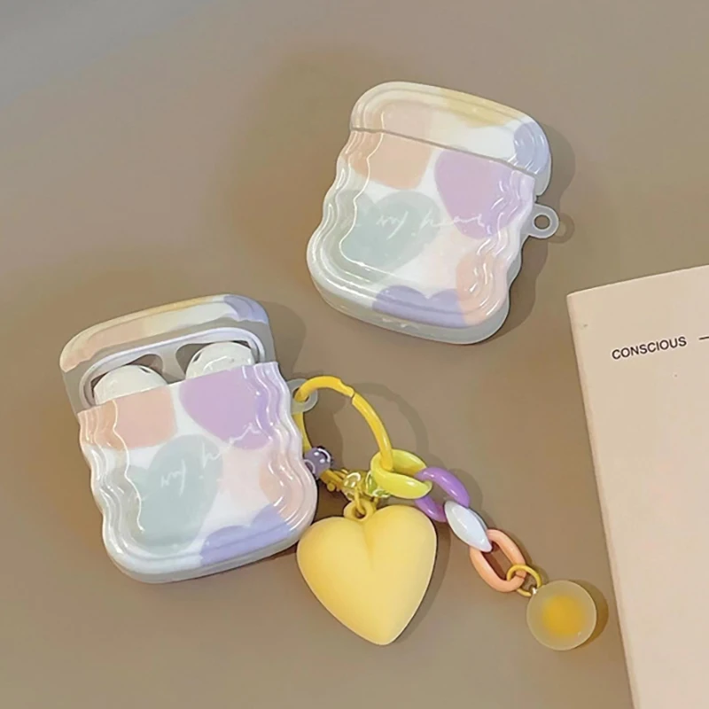 Lovely Heart Pendant Case for AirPods 1 2 3 Pro Cases Cover Bluetooth Earbuds Charging Box Protective Case for AirPod Air Pods
Lovely Heart Pendant Case for AirPods 1 2 3 Pro Cases Cover Bluetooth Earbuds Charging Box Protective Case for AirPod Air Pods