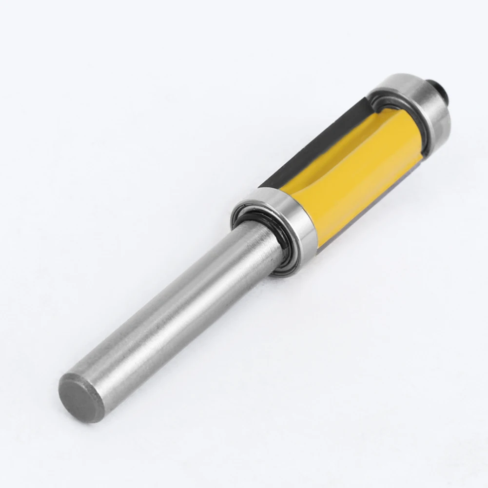 1pcs 8mm Shank Double Bearing Straight Trim Router Bit 45# Steel Milling Cutter Carbide Flush Bit For Woodworking Accessories
1pcs 8mm Shank Double Bearing Straight Trim Router Bit 45# Steel Milling Cutter Carbide Flush Bit For Woodworking Accessories