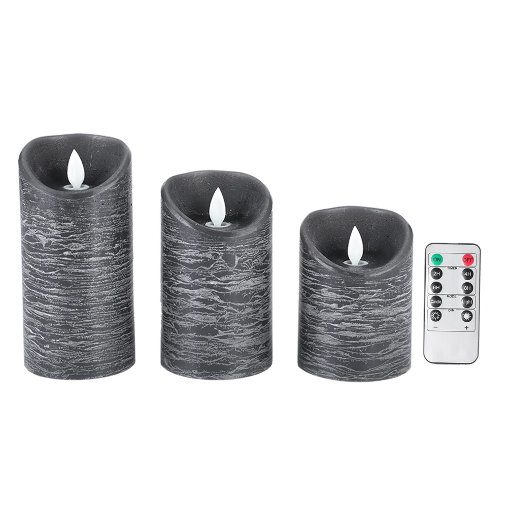 3Pcs Simulation Black LED Electronic Candle Light with Remote Control for Home Decoration LED LED
3Pcs Simulation Black LED Electronic Candle Light with Remote Control for Home Decoration LED LED