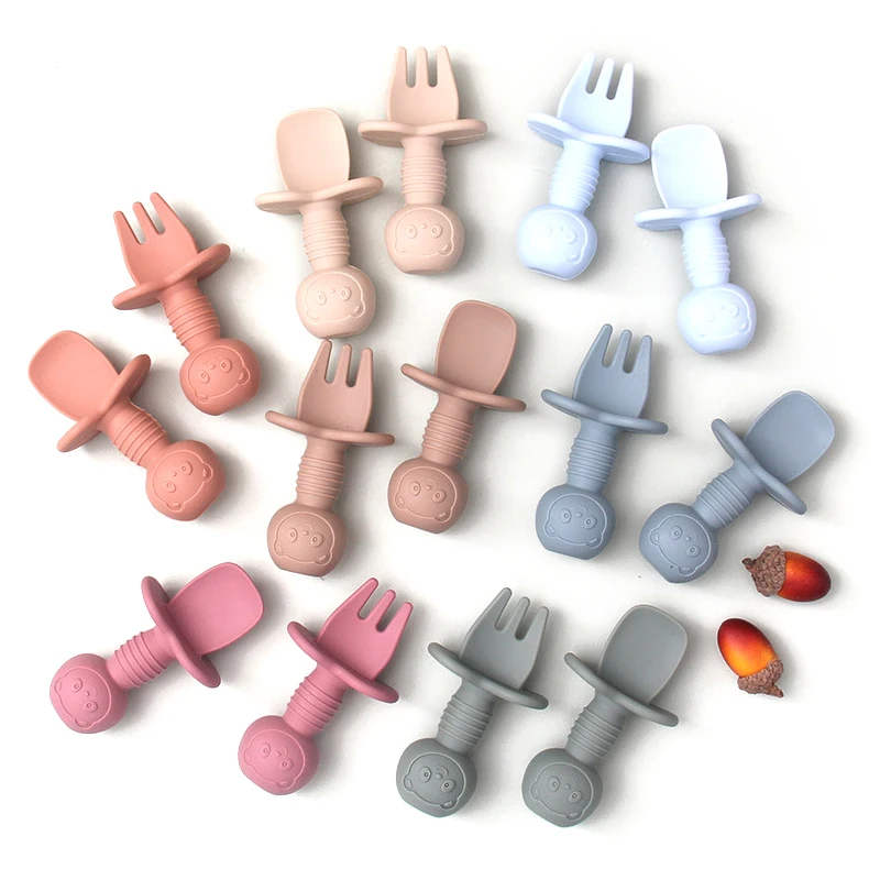 2pcSilicone Spoon Feeding Set Kid Dishes Toddlers Infant Feeding Accessories Spoon Silicone Tableware Children's Goods
2pcSilicone Spoon Feeding Set Kid Dishes Toddlers Infant Feeding Accessories Spoon Silicone Tableware Children's Goods