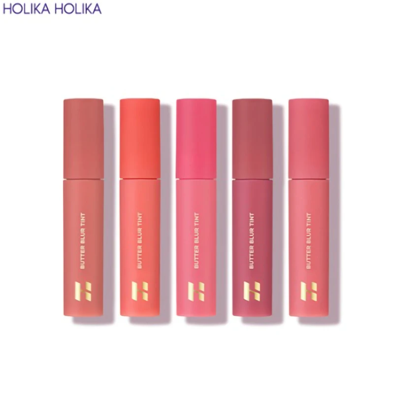

HOLIKA HOLIKA Butter Blur Tint 4g Lip Gloss Moisturizer Liquid Lipstick Waterproof Long Lasting Red Lip Tint Korea Cosmetics