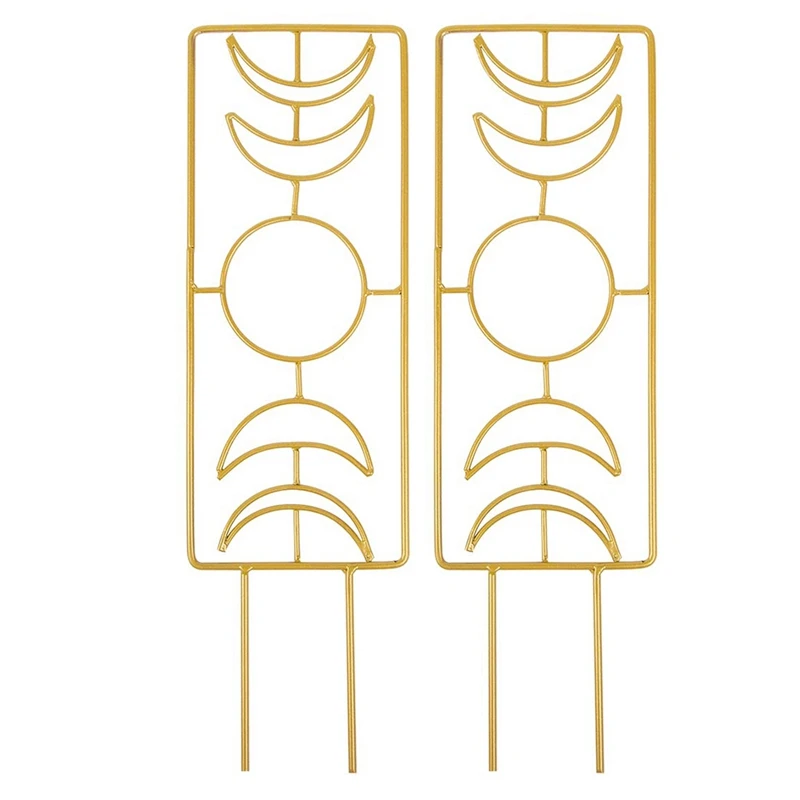 2 Pack 14 Inch Potted Plant Trellis Metal Moon Phase Houseplant Trellis Phase Houseplant Trellis (Gold)
2 Pack 14 Inch Potted Plant Trellis Metal Moon Phase Houseplant Trellis Phase Houseplant Trellis (Gold)