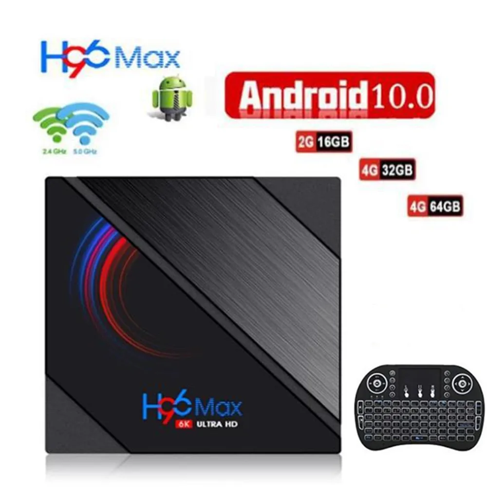 Смарт-телевизор H96Max Allwinner H616 HD 6K Телевизионная приставка Android 10.0 TV Box WiFi 2.4G и 5G Media Player Поддержка Youtube M3U 4G 32GB 64GB,Горячая распродажа в России, быс...
Смарт-телевизор H96Max Allwinner H616 HD 6K Телевизионная приставка Android 10.0 TV Box WiFi 2.4G и 5G Media Player Поддержка Youtube M3U 4G 32GB 64GB,Горячая распродажа в России, быс...