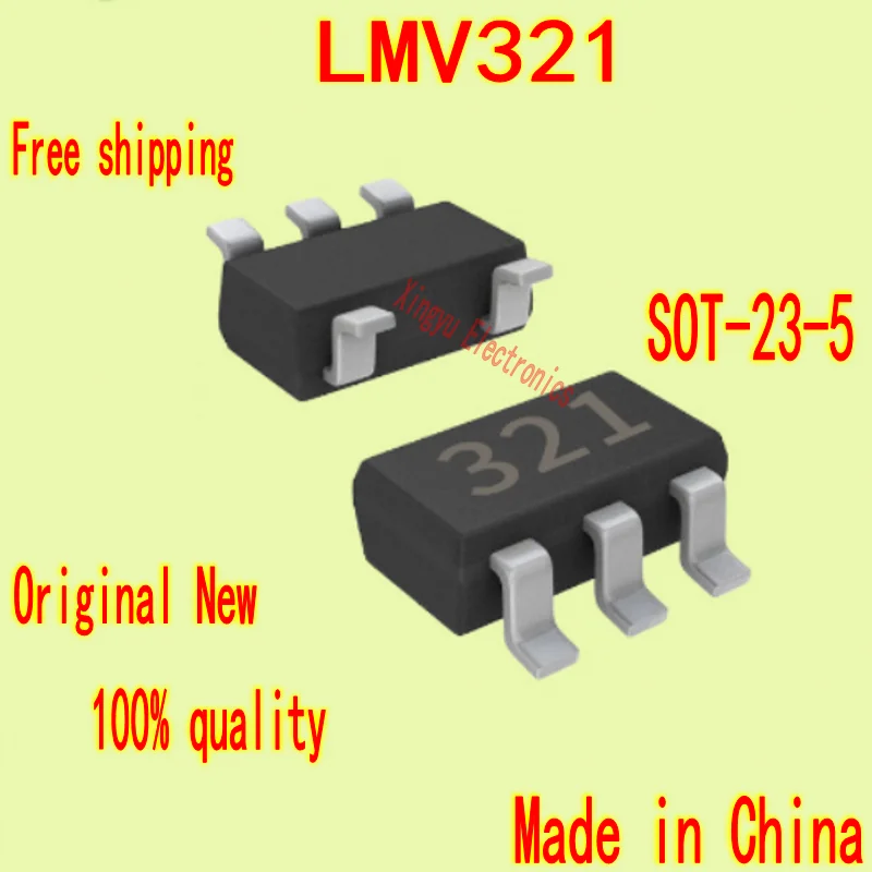 100-1000PCS Made in China LMV321 LMV321A-TR SOT-23-5 Low Power Op Amp Connector New Spot
100-1000PCS Made in China LMV321 LMV321A-TR SOT-23-5 Low Power Op Amp Connector New Spot