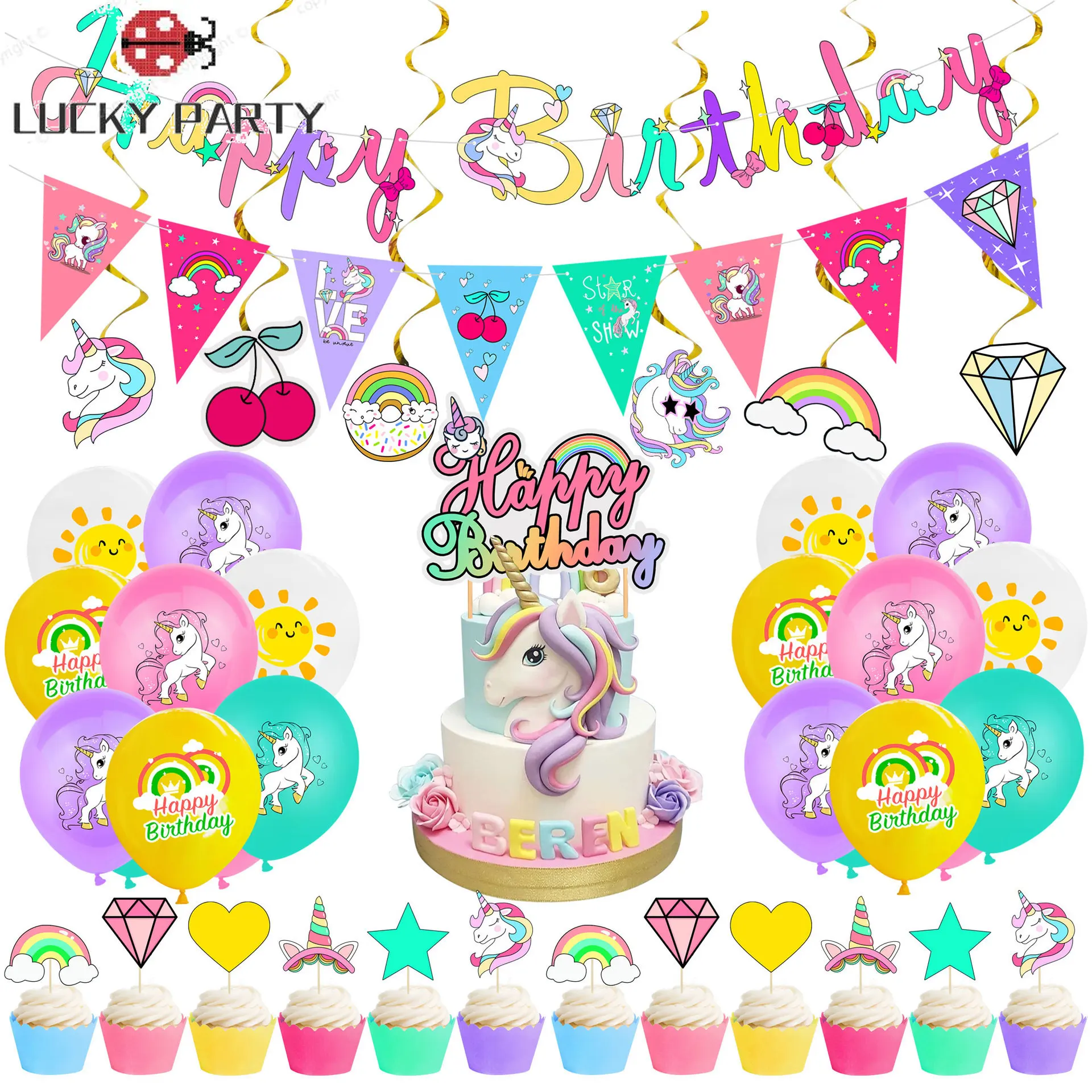 Unicorn Crown Pony Cake Theme Balloon Set 3D Pink Macaron Kids Birthday Baby Shower Star Aluminum Film Balloon Party Decoration
Unicorn Crown Pony Cake Theme Balloon Set 3D Pink Macaron Kids Birthday Baby Shower Star Aluminum Film Balloon Party Decoration