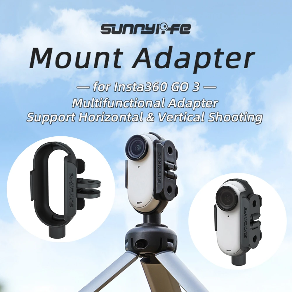 

For Insta360 GO 3 Mount Adapter Expansion Bracket Quick Release Frame Brackets Case Action Camera Accessories For Insta360 GO 3