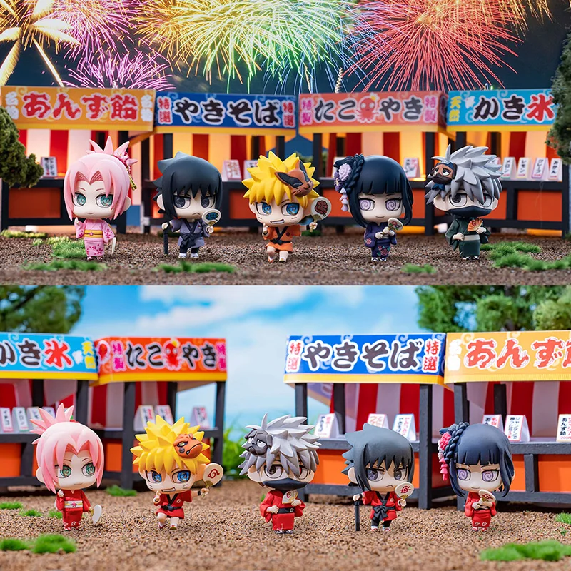 

Original MegaHouse Petit Chara Land NARUTO Shippuden Uchiha Sasuke&Hyuuga Hinata&Haruno Sakura&Naruto Uzumaki&Hatake Kakashi