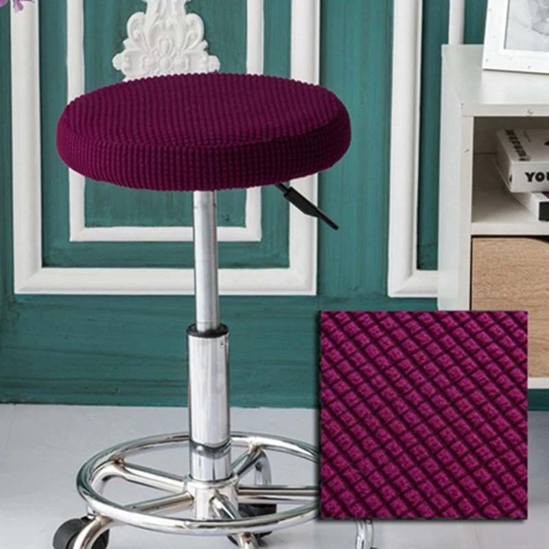 Elastic Bar Stool Cover Round Chair Cover Removable Seat Cushion Slipcover Anti-dirty Case Solid Color Home Chair Protector
Elastic Bar Stool Cover Round Chair Cover Removable Seat Cushion Slipcover Anti-dirty Case Solid Color Home Chair Protector