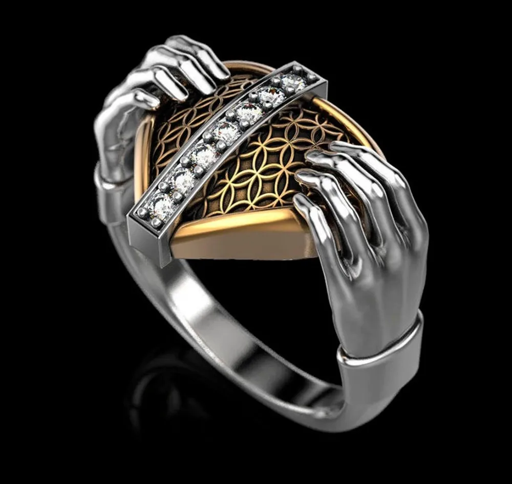 Vintage Fashion Carved Flower Heart Rings for Women Hands Holding Rhinestone Ring Bridal Party Anniversary Gift Jewelry Anillo
Vintage Fashion Carved Flower Heart Rings for Women Hands Holding Rhinestone Ring Bridal Party Anniversary Gift Jewelry Anillo
