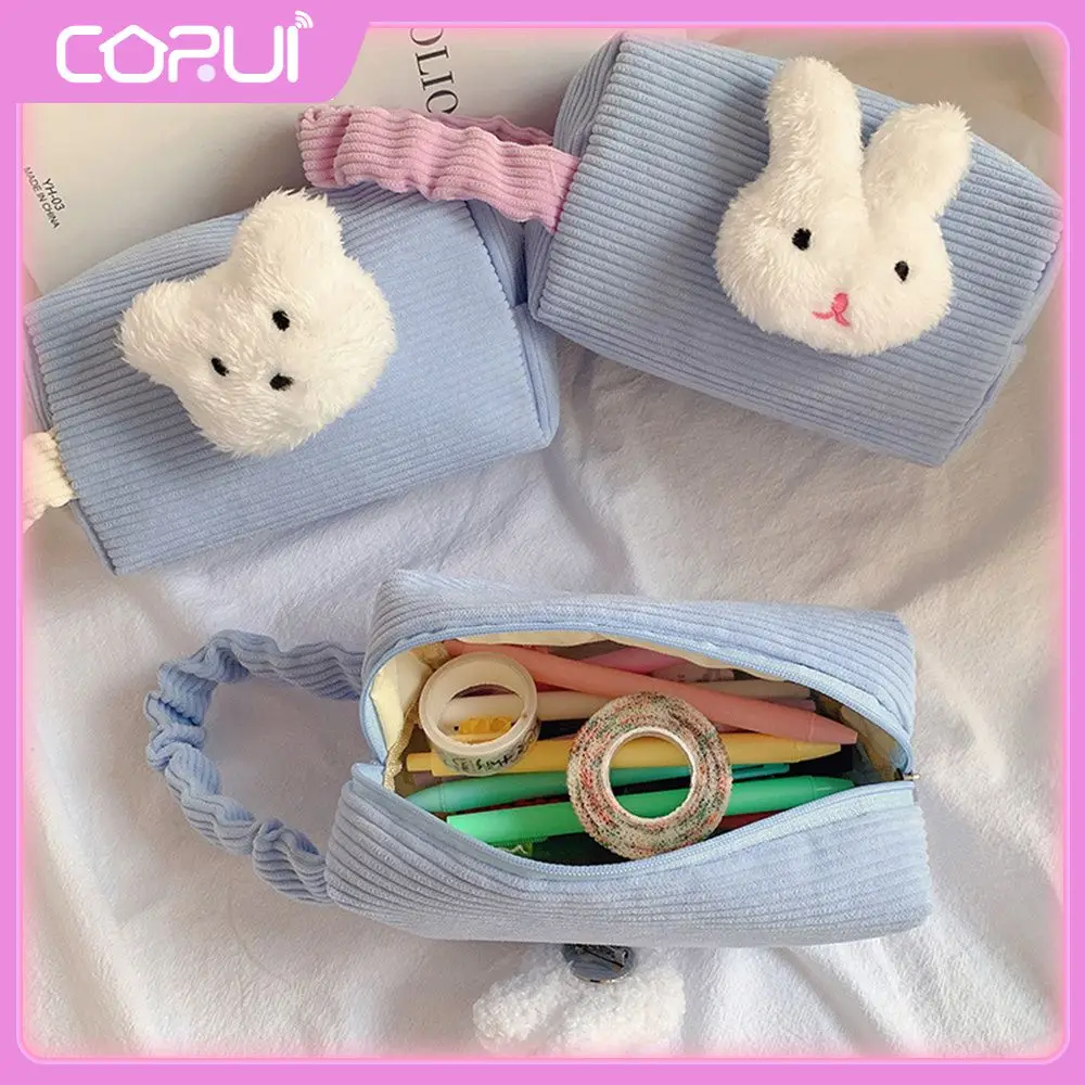 Travel Large Capacity Cosmetic Bag Women Cartoon Bear Cute Hanging Makeup Bags Beauty Stationery Bag Bear Storage Bag Plaid
Travel Large Capacity Cosmetic Bag Women Cartoon Bear Cute Hanging Makeup Bags Beauty Stationery Bag Bear Storage Bag Plaid