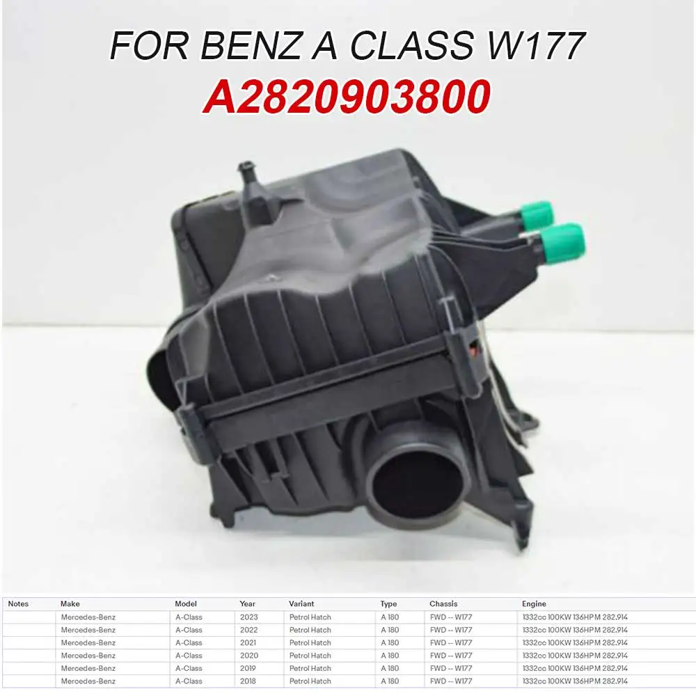 A2820903800 For Mercedes Benz A Class W177 AMG Air Filter Box A2820903800 Auto Parts 2018 2019 2020 2021 2022
A2820903800 For Mercedes Benz A Class W177 AMG Air Filter Box A2820903800 Auto Parts 2018 2019 2020 2021 2022
