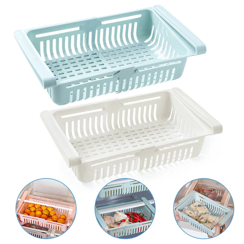 1/2Pcs Kitchen Organizer Stretchable Refrigerator Storage Rack Food Storage Baskets Fridge Container Space Saver Pull-out Drawer
1/2Pcs Kitchen Organizer Stretchable Refrigerator Storage Rack Food Storage Baskets Fridge Container Space Saver Pull-out Drawer
